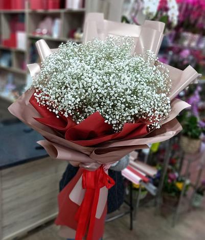 Букет цветов из: Гипсофила в Среднем Ставропольского края