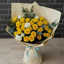 Букет цветов из:  Розы в Среднем Ставропольского края