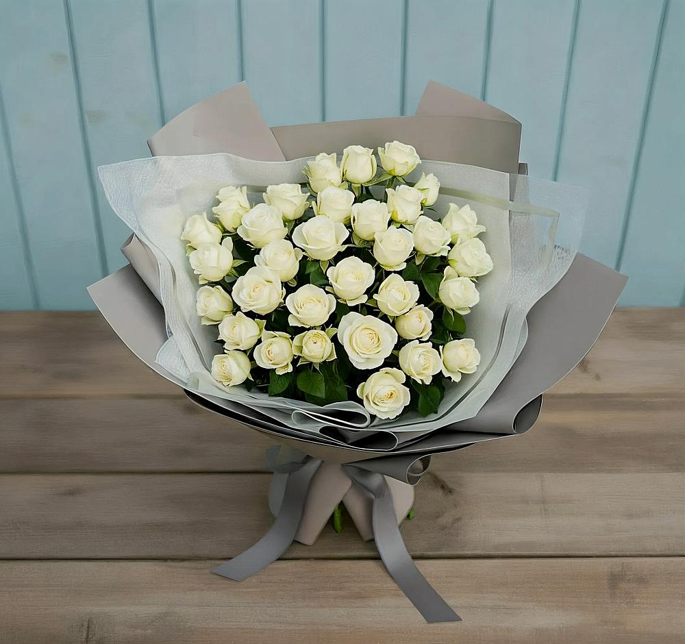 Букет Белоснежная нежность в Среднем Ставропольского края