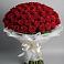 Букет 101 Красная роза Блэк Мэджик в Среднем Ставропольского края