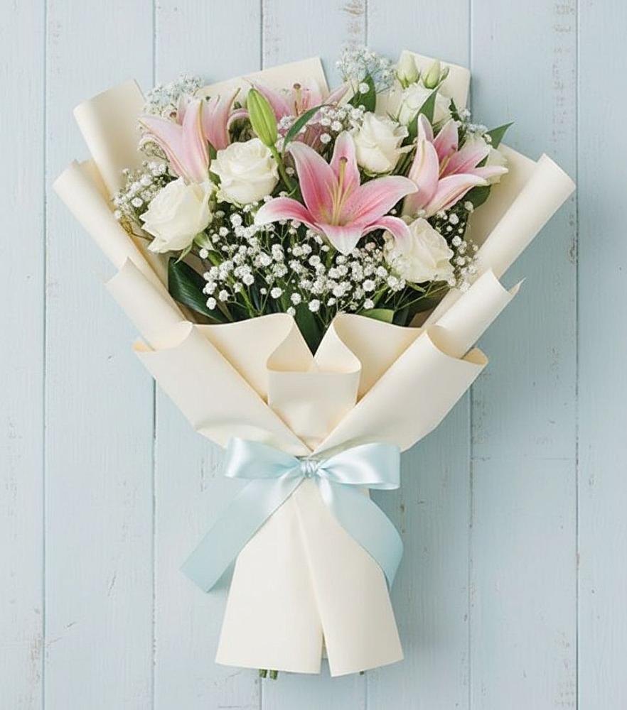 Букет цветов из: Лилии в Среднем Ставропольского края