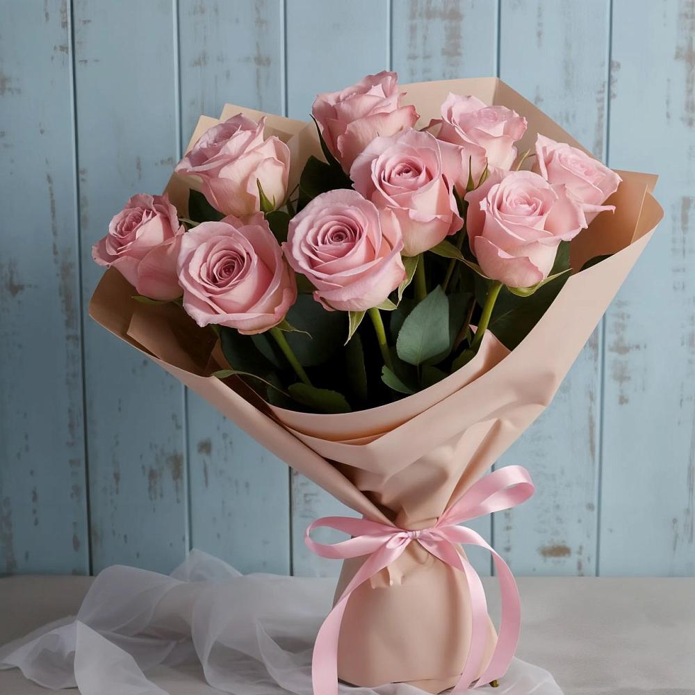 Букет цветов из: Розы в Среднем Ставропольского края