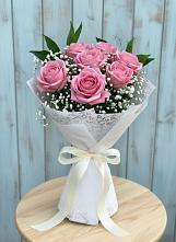 Букет цветов из:  Розы #REPLACE_PRED# Среднем Ставропольского края