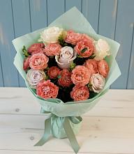 Букет цветов из:  Розы #REPLACE_PRED# Среднем Ставропольского края