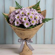 Букет цветов из:  Хризантемы в Среднем Ставропольского края