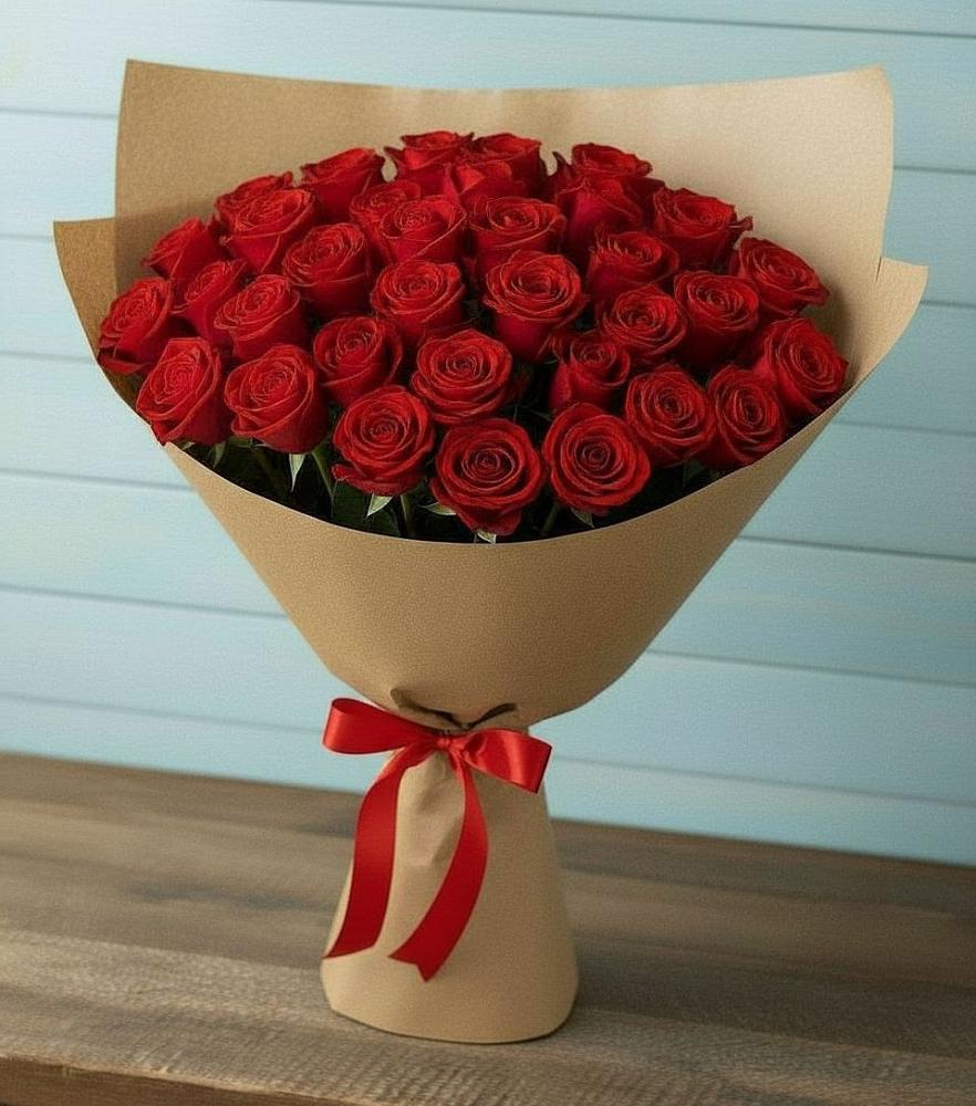 Букет Красные розы Милано в Среднем Ставропольского края