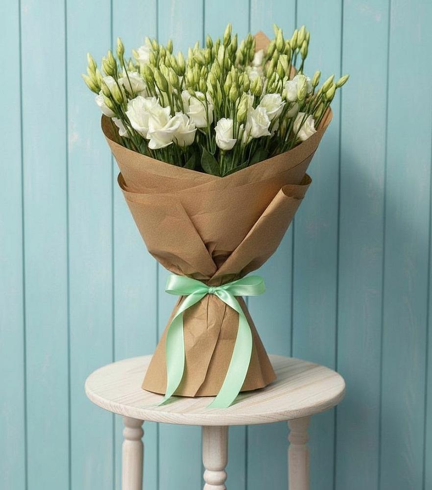 Букет цветов из: Лизиантусы в Среднем Ставропольского края