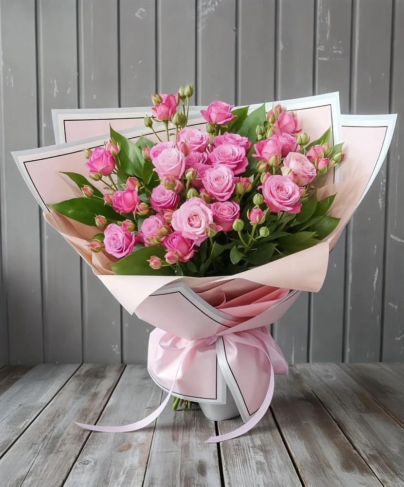 Букет Розовый кустик в Среднем Ставропольского края