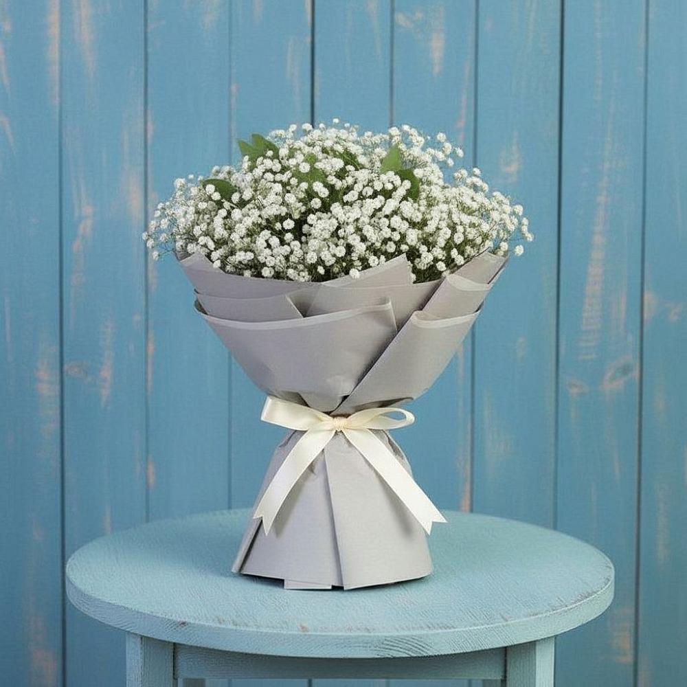 Букет цветов из: Гипсофила в Среднем Ставропольского края