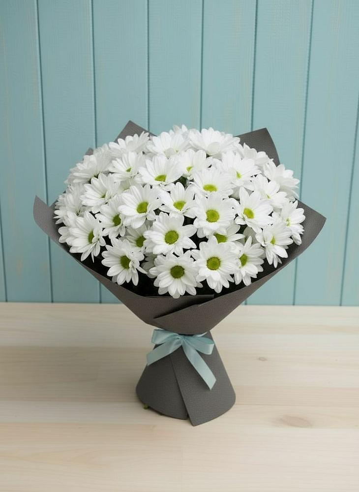 Букет цветов из: Хризантемы в Среднем Ставропольского края