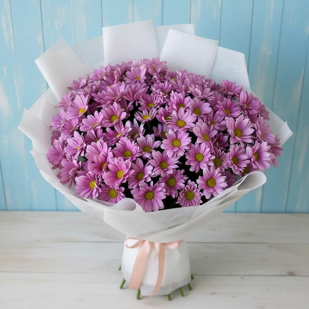 Букет цветов из: Хризантемы в Среднем Ставропольского края