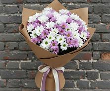 Букет цветов из:  Хризантемы в Среднем Ставропольского края