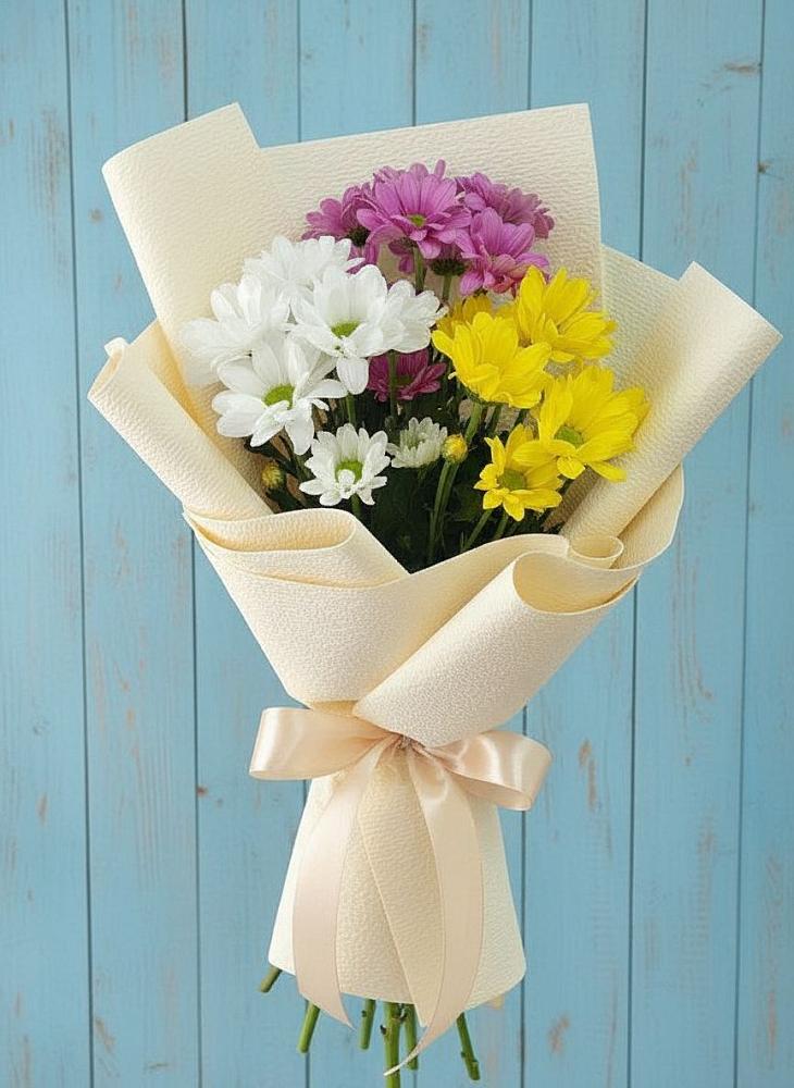 Букет цветов из: Хризантемы в Среднем Ставропольского края