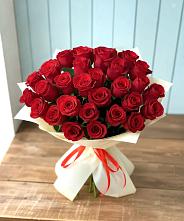 Букет 29 Красных роз в Среднем Ставропольского края