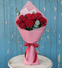 Букет цветов из:  Розы в Среднем Ставропольского края