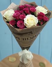 Букет цветов из:  Розы в Среднем Ставропольского края