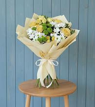 Букет цветов из:  Хризантемы и Розы #REPLACE_PRED# Среднем Ставропольского края