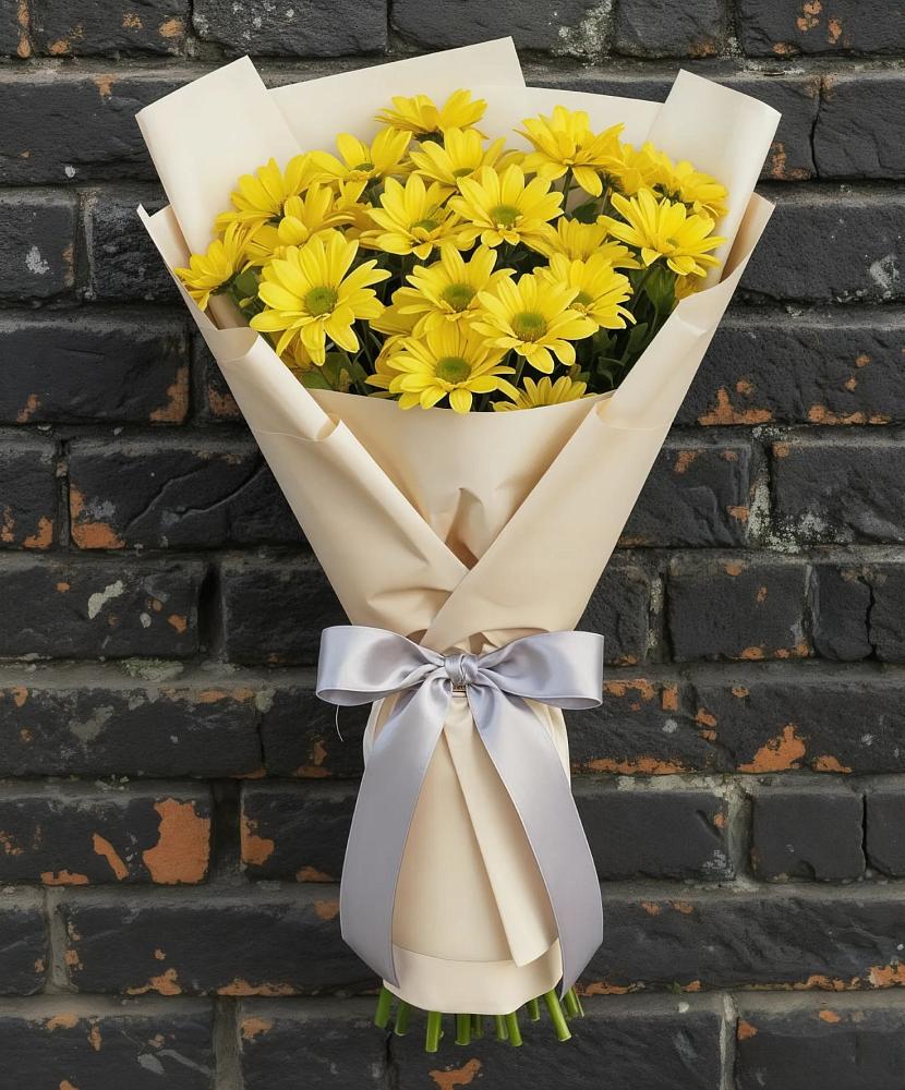 Букет цветов из: Хризантемы в Среднем Ставропольского края