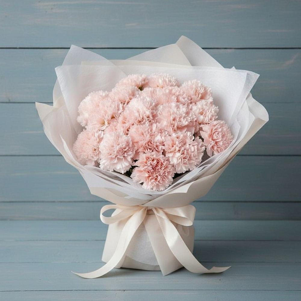 Букет цветов из: Гвоздики в Среднем Ставропольского края