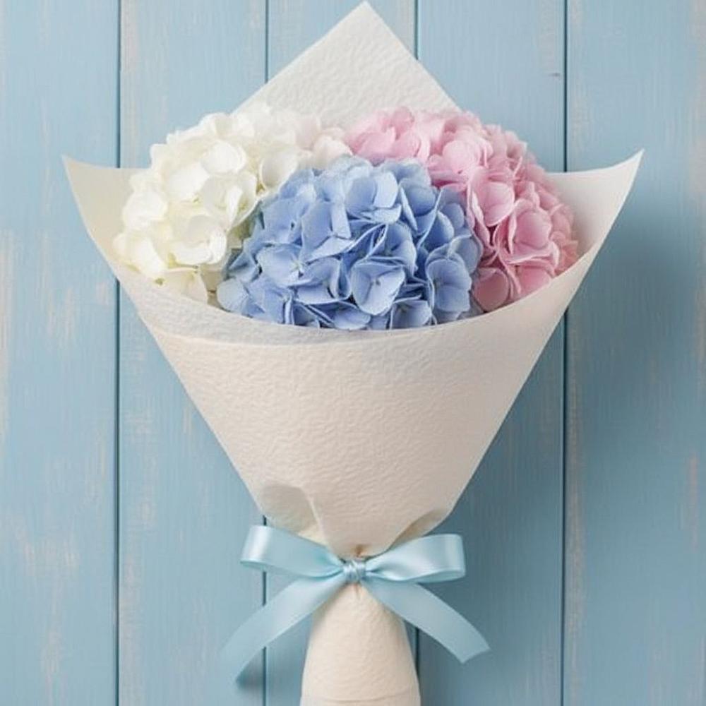 Букет цветов из: Гортензия в Среднем Ставропольского края