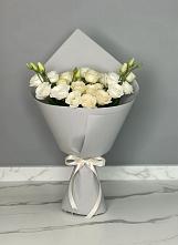 Букет цветов из:  Розы и Лизиантусы #REPLACE_PRED# Среднем Ставропольского края